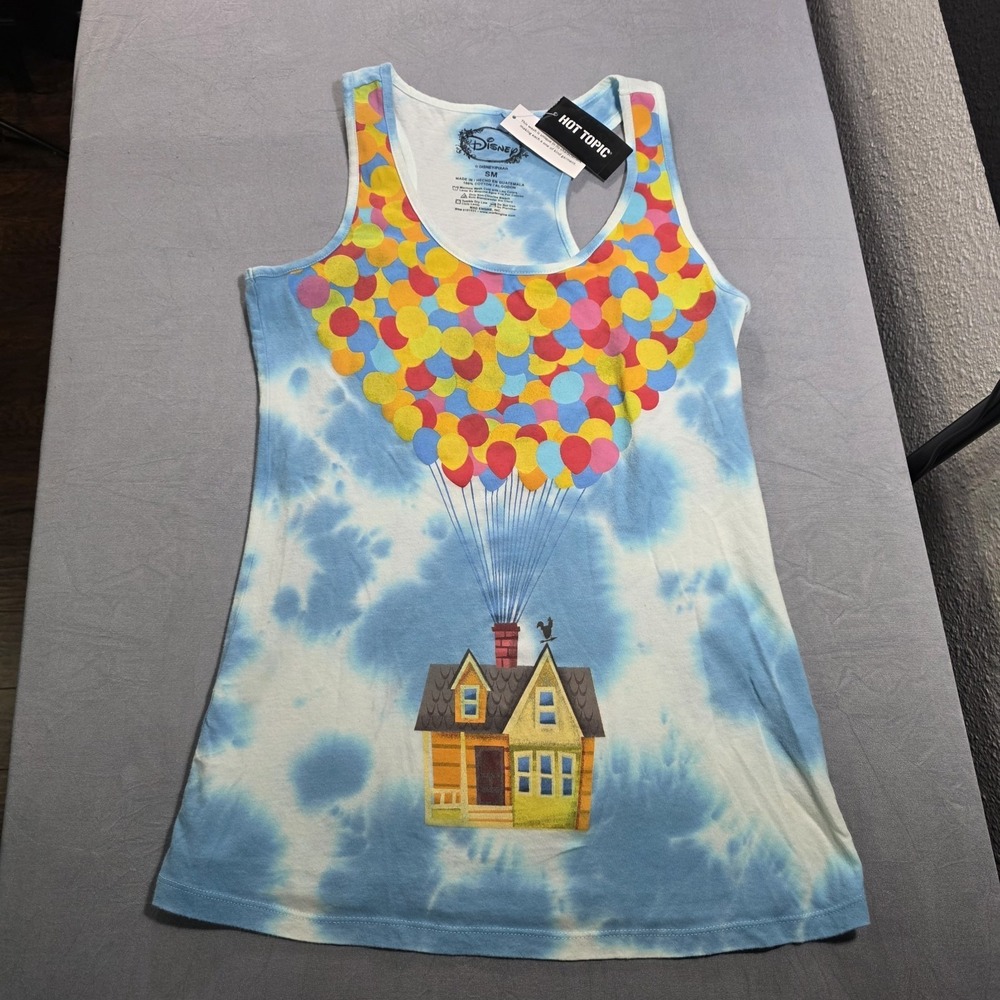 UP! (2009) Official Disney/Pixar Women's Sz Small Movie Racerback Tank Top‎